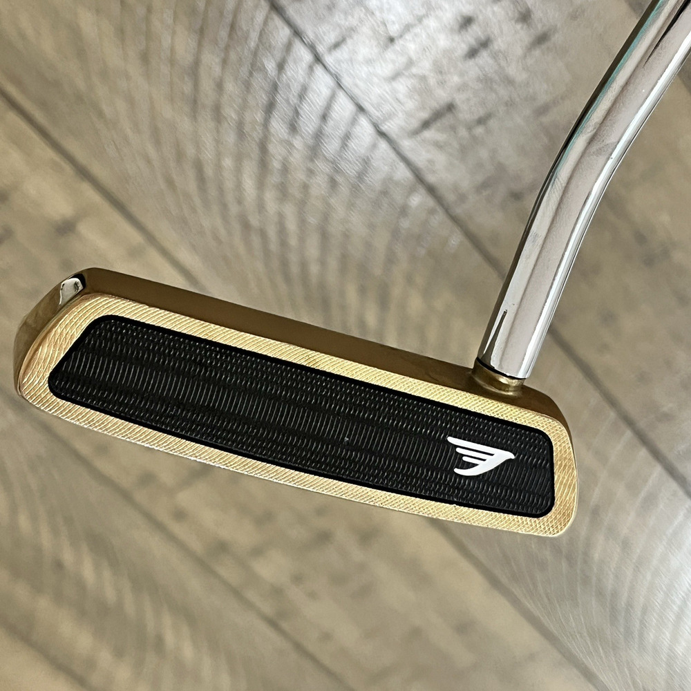 Tommy Armour Impact No. 2 Mid Mallet Gold Milled Face Putter RH 33" New Grip! - Picture 2 of 13